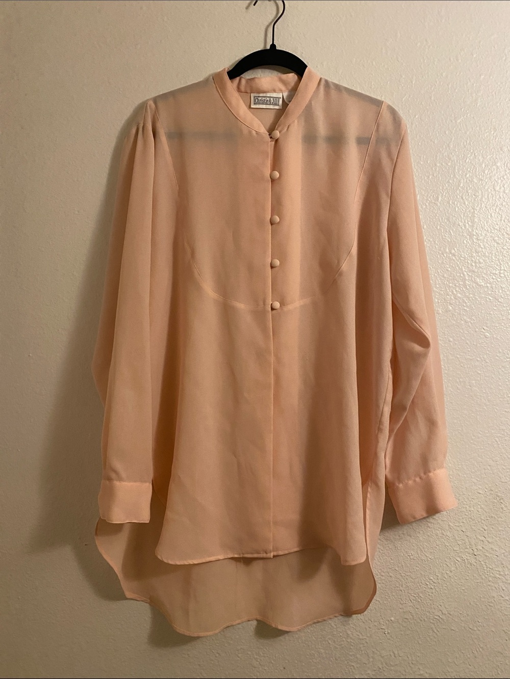 Vintage Long-Sleeve Button Front Shirt